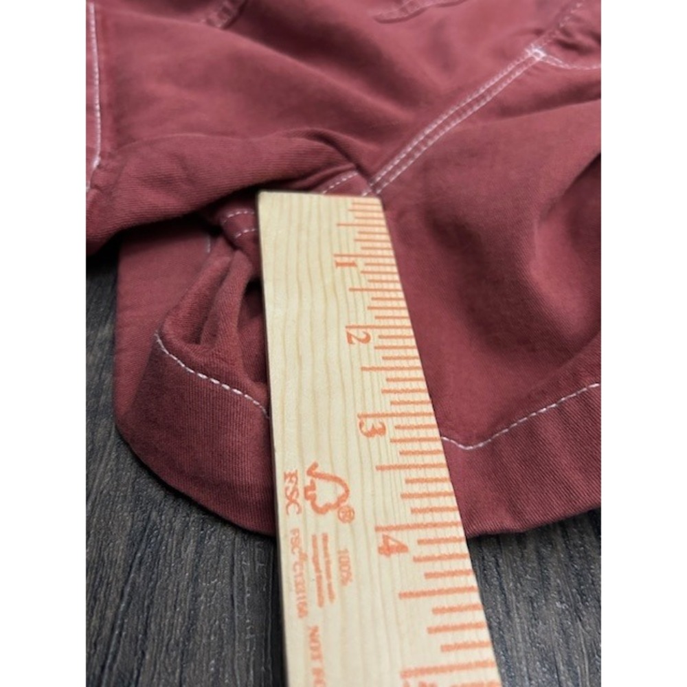 White House Black Market Womens Extra High-Rise The 5" Short Rust Red Size 00 - Picture 4 of 13